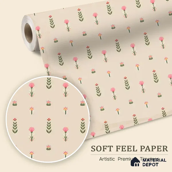 Saanjh Indian Design 6 Meter x 19.68 Inches Soft Feel Wallpaper Roll