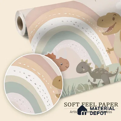 Joyland Pastel Pink Soft Feel Wallpaper