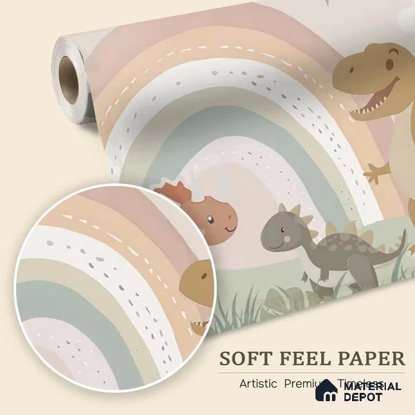Joyland Pastel Pink Soft Feel Wallpaper
