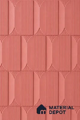 ArcLine Geometric 9.1 ft x 4 ft CNC Made HDHMR Panel - 25 mm