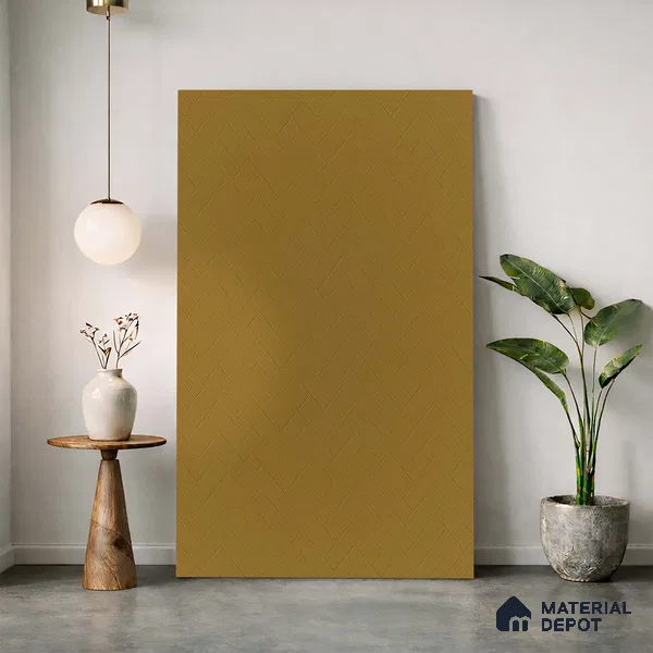 Patterned Look LM 23470 Lemon Zest 8 ft x 4 ft Aged Wood Finish Decorative Laminate - 1 mm | Suitable for TV Unit, Wardrobe, Kitchen Cabinets