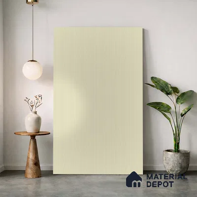 Fluted Solid Color Look LM 23473 Divine Pink 8 ft x 4 ft Micro Fluted Finish Decorative Laminate - 1 mm | Suitable for TV Unit, Wardrobe, Kitchen Cabinets