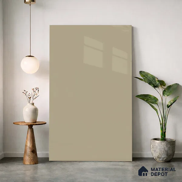 LM 23480 (HG 412) Rosette Glow 8 ft x 4 ft High Gloss Finish Decorative Laminate - 1 mm | Suitable for Living Room, Kitchen, Office