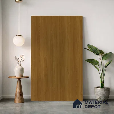 Wooden Look LM 23510 Golden Honey 8 ft x 4 ft Amber Oak Finish Decorative Laminate - 1 mm | Suitable for TV Unit, Wardrobe, Kitchen Cabinets