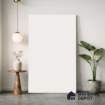 LM 23515 (SMT 406) Off White 8 ft x 4 ft Super Matte Finish Decorative Laminate - 1 mm | Suitable for Living Room, Kitchen, Office