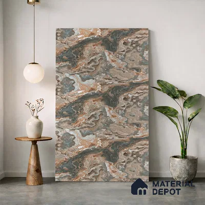 LM 23550 Copper Canyon 8 ft x 4 ft Antique Finish Decorative Laminate - 1 mm | Suitable for TV Unit, Wardrobe, Kitchen Cabinets