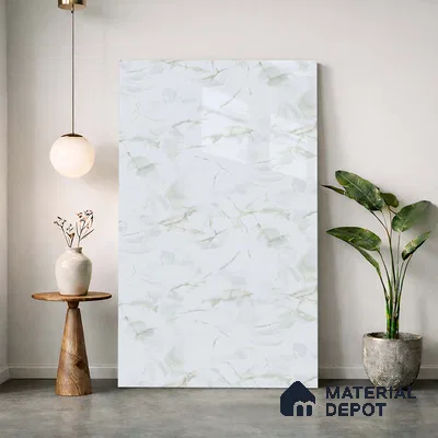 LM 23552 (HG 7281) lcy mist 8 ft x 4 ft High Gloss Finish Decorative Laminate - 1 mm | Suitable for TV Unit, Wardrobe, Kitchen Cabinets