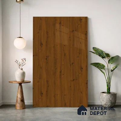 Wooden Look LM 23568 (HG 7292) Urban timber 8 ft x 4 ft High Gloss Finish Decorative Laminate - 1 mm | Suitable for TV Unit, Wardrobe, Kitchen Cabinets