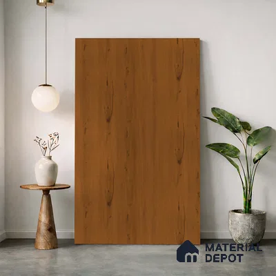 Wooden Look LM 23608 (SF 7124) Autumn Oak 8 ft x 4 ft Suede Finish Decorative Laminate - 1 mm | Suitable for TV Unit, Wardrobe, Kitchen Cabinets