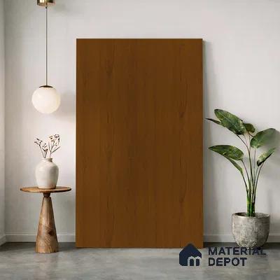 Wooden Look LM 23609 (SF 7125) Cinnamon Spice 8 ft x 4 ft Suede Finish Decorative Laminate - 1 mm | Suitable for TV Unit, Wardrobe, Kitchen Cabinets