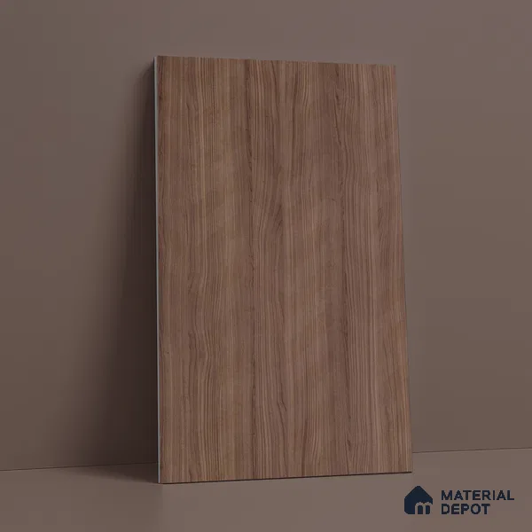 Brown Abstract Look LM 18325 8 ft x 4 ft Texture Finish Decorative Laminate - 1.25 mm | Suitable for TV Unit, Wardrobe, Kitchen Cabinets