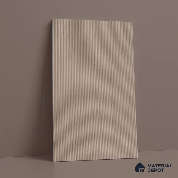 Wooden Fluted LM 18343 8 ft x 4 ft Texture Finish Decorative Laminate - 1.25 mm | Suitable for TV Unit,Wardrobe, Kitchen Cabinets
