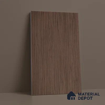 Wooden Fluted LM 18344 8 ft x 4 ft Texture Finish Decorative Laminate - 1.25 mm | Suitable for TV Unit,Wardrobe, Kitchen Cabinets
