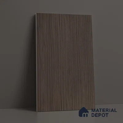 Wooden Fluted LM 18345 8 ft x 4 ft Texture Finish Decorative Laminate - 1.25 mm | Suitable for TV Unit,Wardrobe, Kitchen Cabinets