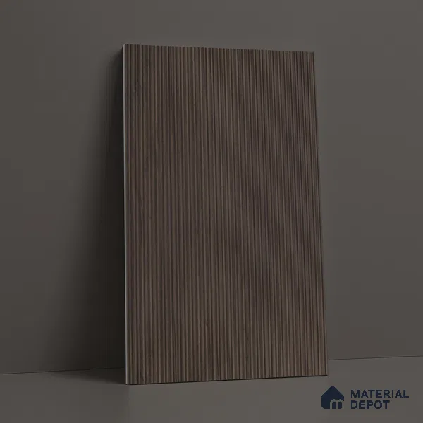 Wooden Fluted LM 18345 8 ft x 4 ft Texture Finish Decorative Laminate - 1.25 mm | Suitable for TV Unit,Wardrobe, Kitchen Cabinets
