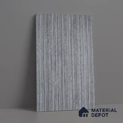 Marble Fluted LM 18365 8 ft x 4 ft Texture Finish Decorative Laminate - 1.25 mm | Suitable for TV Unit,Wardrobe, Kitchen Cabinets