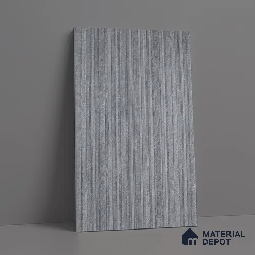 Marble Fluted LM 18365 8 ft x 4 ft Texture Finish Decorative Laminate - 1.25 mm | Suitable for TV Unit,Wardrobe, Kitchen Cabinets