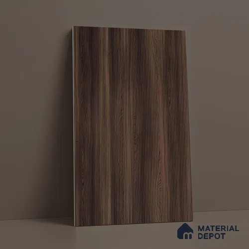 Wooden Fluted LM 18376 8 ft x 4 ft Texture Finish Decorative Laminate - 1.25 mm | Suitable for TV Unit,Wardrobe, Kitchen Cabinets