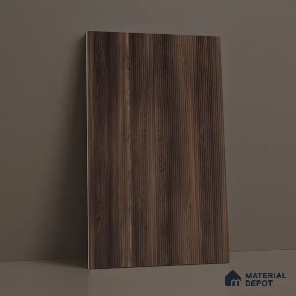 Wooden Fluted LM 18376 8 ft x 4 ft Texture Finish Decorative Laminate - 1.25 mm | Suitable for TV Unit,Wardrobe, Kitchen Cabinets