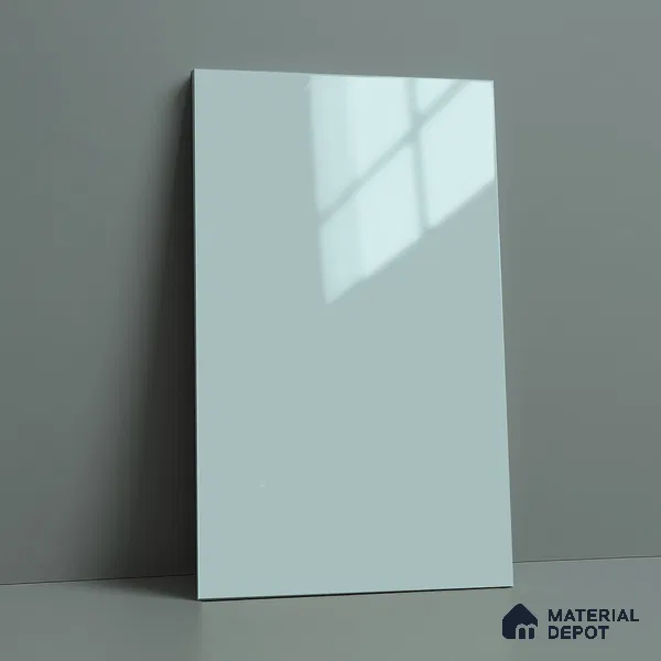 Powder Blue Solid Color Acrylic Laminate LM 24627 8 ft x 4 ft High Gloss Finish - 1.5 mm | Matching Edgeband code - EB 02093 | Suitable for Living Room, Kitchen, Office