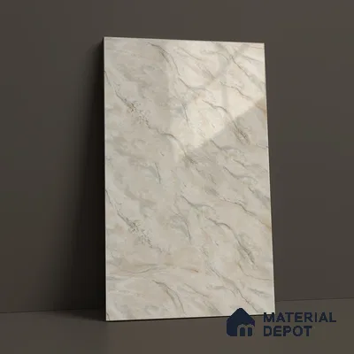 Cream Marble Acrylic Laminate LM 24631 8 ft x 4 ft High Gloss Finish - 1.5 mm | Suitable for TV Unit, Wardrobe, Cabinets