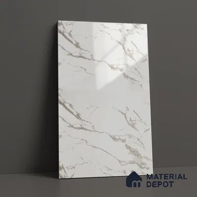 Cream Marble Acrylic Laminate LM 24633 8 ft x 4 ft High Gloss Finish - 1.5 mm | Suitable for TV Unit, Wardrobe, Cabinets