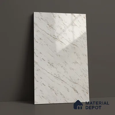 Cream Marble Acrylic Laminate LM 24634 8 ft x 4 ft High Gloss Finish - 1.5 mm | Suitable for TV Unit, Wardrobe, Cabinets