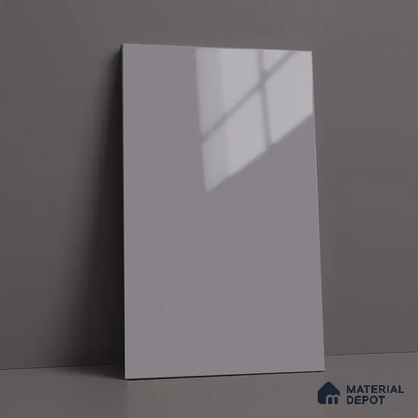 Muted Violet Solid Color Acrylic Laminate LM 24635 8 ft x 4 ft High Gloss Finish - 1.5 mm | Matching Edgeband code - EB 02096 | Suitable for Living Room, Kitchen, Office
