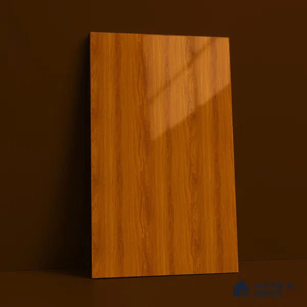 Wooden Look Acrylic Laminate LM 24643 8 ft x 4 ft High Gloss Finish - 1.5 mm | Suitable for TV Unit, Wardrobe, Cabinets