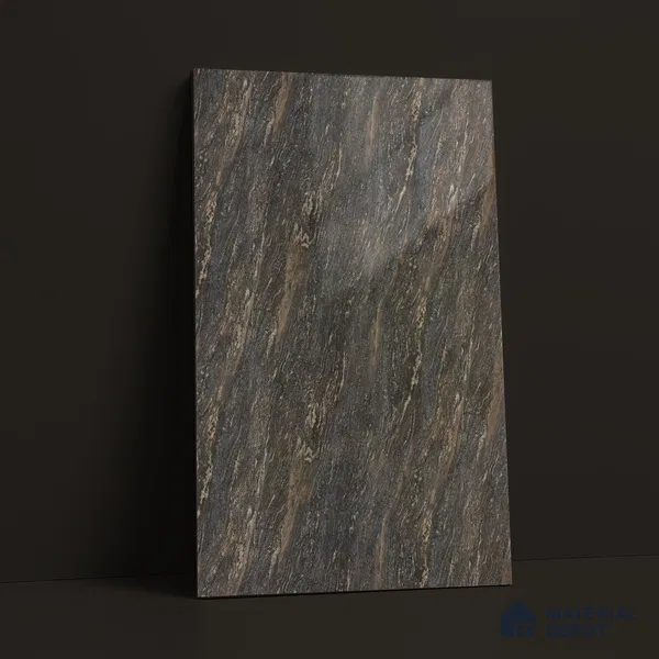 Brown Marble Acrylic Laminate LM 24308 8 ft x 4 ft High Gloss Finish - 1.5 mm | Suitable for TV Unit, Wardrobe, Cabinets