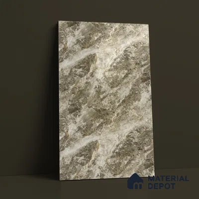 Brown Marble Acrylic Laminate LM 24313 8 ft x 4 ft High Gloss Finish - 1.5 mm | Suitable for TV Unit, Wardrobe, Cabinets
