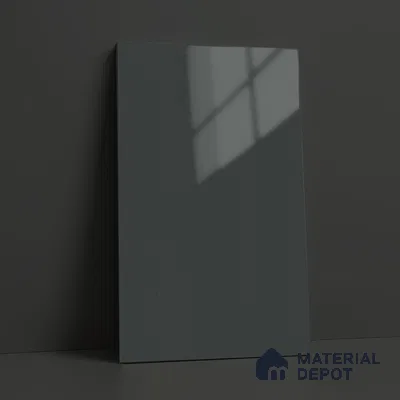 Deep Olive Green Solid Color Acrylic Laminate LM 24335 8 ft x 4 ft High Gloss Finish - 1.5 mm | Matching Edgeband code - EB 02125 | Suitable for Living Room, Kitchen, Office