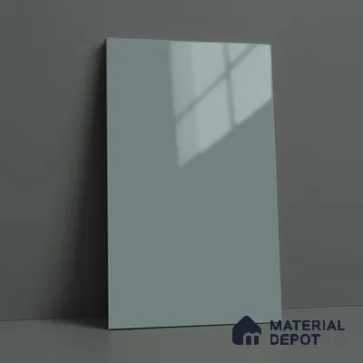 Slate Blue Solid Color Acrylic Laminate LM 24359 8 ft x 4 ft High Gloss Finish - 1.5 mm | Matching Edgeband code - EB 02135 | Suitable for Living Room, Kitchen, Office