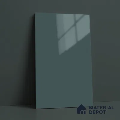 Slate Blue Solid Color Acrylic Laminate LM 24361 8 ft x 4 ft High Gloss Finish - 1.5 mm | Matching Edgeband code - EB 02136 | Suitable for Living Room, Kitchen, Office
