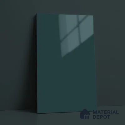 Slate Blue Solid Color Acrylic Laminate LM 24541 8 ft x 4 ft High Gloss Finish - 1.5 mm | Matching Edgeband code - EB 02072 | Suitable for Living Room, Kitchen, Office