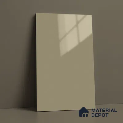 Cream  Acrylic Laminate LM 24549 8 ft x 4 ft High Gloss Finish - 1.5 mm | Matching Edgeband code - EB 02109 | Suitable for TV Unit, Wardrobe, Cabinets