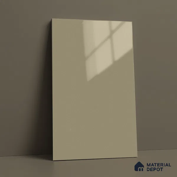 Cream Acrylic Laminate LM 24549 8 ft x 4 ft High Gloss Finish - 1.5 mm | Matching Edgeband code - EB 02109 | Suitable for TV Unit, Wardrobe, Cabinets