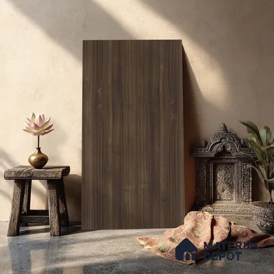 Wooden look LM 23963 Black Pine 8 ft x 4 ft Texture Finish Decorative Laminate - 1 mm | Suitable for Living room,TV Unit, Highlighter Wall, Wardrobe, Feature Wall