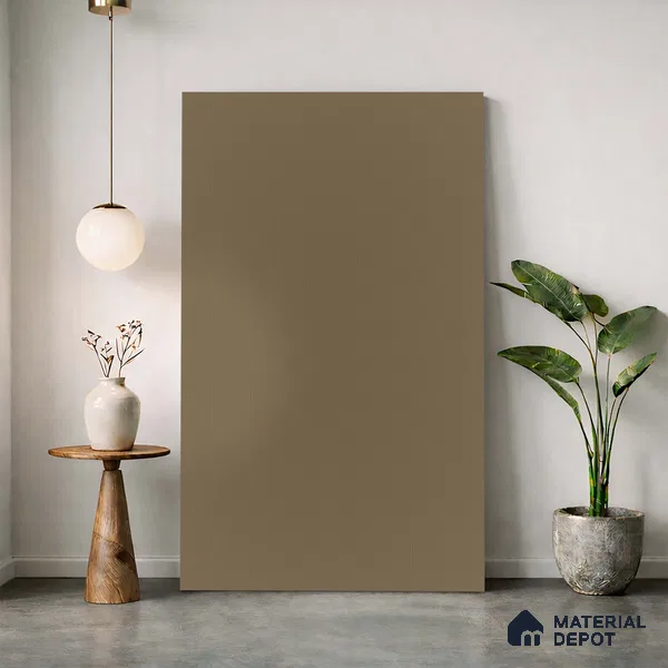 Brown Fabric Look LM 24403 8 ft x 4 ft Texture Finish Decorative Laminate - 1 mm | Suitable for TV Unit, Wardrobe, Kitchen Cabinets