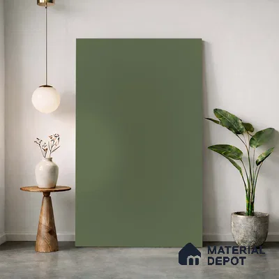 Green Fabric Look LM 24406  8 ft x 4 ft Texture Finish Decorative Laminate - 1 mm | Suitable for TV Unit, Wardrobe, Kitchen Cabinets