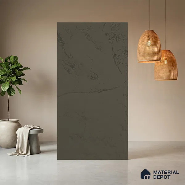 Stone Look  Storm Grey WP 7 907 8 ft x 4 ft Texture Finish Decorative Laminate - 1 mm | Suitable for TV Unit, Wardrobe, Kitchen Cabinets