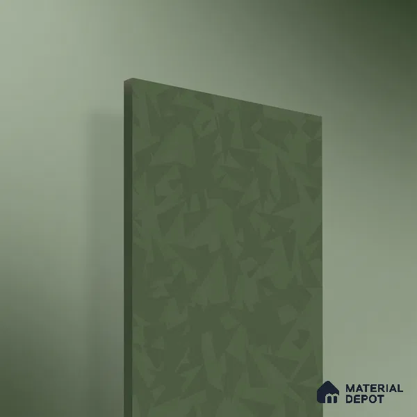 Parrot Green Patterned Look WP 15 949 8 ft x 4 ft Texture Finish Decorative Laminate - 1 mm | Suitable for Bedroom, TV Unit, Wardrobe