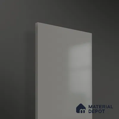 Light Grey Solid Colors Look WU 920 8 ft x 4 ft PU Finish Decorative Laminate - 1 mm | Suitable for Living Room, Kitchen, Office