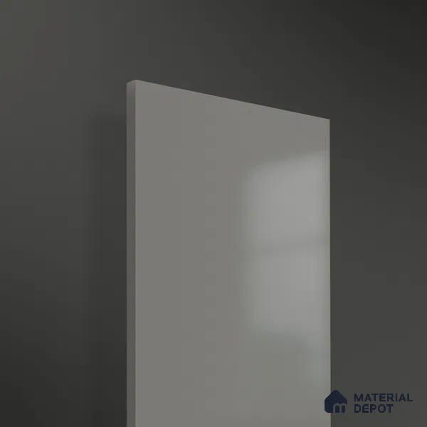 Light Grey Solid Colors Look WU 920 8 ft x 4 ft PU Finish Decorative Laminate - 1 mm | Suitable for Living Room, Kitchen, Office