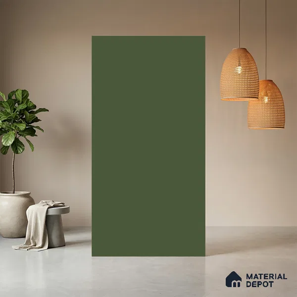 Parrot Green Solid Colors Look SMT 949 8 ft x 4 ft Super Matte Finish Decorative Laminate - 1 mm | Suitable for Living Room, Kitchen, Office