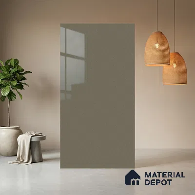 Opulent Cream Sparkle Look GT 7 8 ft x 4 ft Glossy Finish Decorative Laminate - 1 mm | Suitable for TV Unit, Wardrobe, Kitchen Cabinets