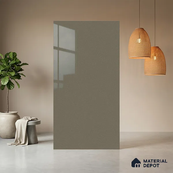 Opulent Cream Sparkle Look GT 7 8 ft x 4 ft Glossy Finish Decorative Laminate - 1 mm | Suitable for TV Unit, Wardrobe, Kitchen Cabinets