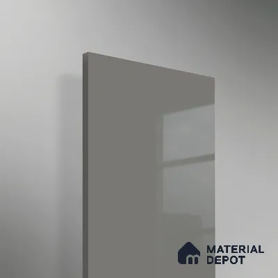 Light Grey Solid Colors Look HG 920 8 ft x 4 ft High Gloss Finish Decorative Laminate - 1 mm | Suitable for Living Room, Kitchen, Office