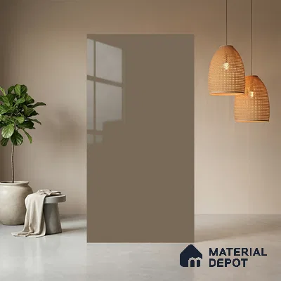 Dusty Petal Solid Colors Look HG 512 8 ft x 4 ft High Gloss Finish Decorative Laminate - 1 mm | Suitable for Living Room, Kitchen, Office
