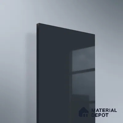 Midnight Blue Solid Colors Look HG 948 8 ft x 4 ft High Gloss Finish Decorative Laminate - 1 mm | Suitable for Living Room, Kitchen, Office